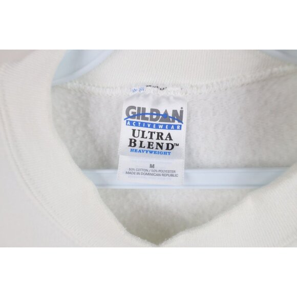 Vtg Y2K 2001 Womens Medium September 11 Peace On Earth Christmas Tree Sweatshirt - Picture 11 of 14